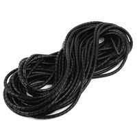 uxcell 20M 6mm OD Polyethylene Computer Manage Cord Spiral Wire Wrap Tube