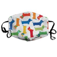 Dachshund Dog Dust Mask,Washable and Reusable Cleaning Gardening Outdoor Activities Warm Windproof Mask