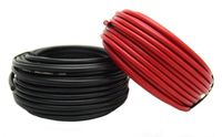 14 Gauge Red & Black Power Ground Wire 25 FT Each 50' Total Stranded Copper Clad