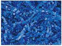 NWAMR-ZF10RO Royal Blue Crinkle Cut Paper Shred 10 lb ~ Spring-fill Shred