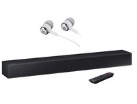 Samsung 2-Channel TV Mate Soundbar, Bluetooth Wireless, Built-in USB Port, Surround Sound Expansion, Booming Bass with a Built-in Woofer, Samsung Audio Remote app