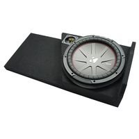 Compatible with 2014 UP Chevy Silverado Double Cab Kicker CompRT CWRT12 Single 12 Sub Box 2 Ohm