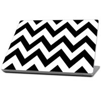 Mightyskins Skin Compatible With Microsoft Surface Laptop (2017) 13.3" - Black Chevron | Protective, Durable, And Unique Vinyl Decal Wrap Cover | Easy To Apply, Remove, And Change Styles | Made In The Usa