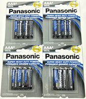 16pc Panasonic AAA Batteries Super Heavy Duty Power Carbon Zinc Triple A Battery 1.5v