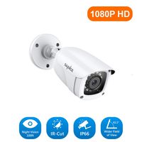 SANNCE 1080P HD 1920TVL CCTV Surveillance Weatherproof Bullet Security Camera 12PCS Infrared LEDs, 100ft IR Distance, for HD-TVI Analog DVR