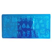Nail Art,Putars Fashion Christmas DIY Nail Art Image Stamp Stamping Plates Manicure Template (B)