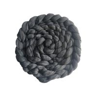 Newborn Photography Props Blanket Basket Braid Wool Wrap Newborn Baby Photography Props(Deep Grey)