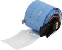 Brady PSPT-250-2-WT-R BMP61, BMP71 and TLS 2200Series PermaSleeve Heat-Shrink Polyolefin Tubing, Fits 168 AWG, 0.439" Width, White (Pack of 70)