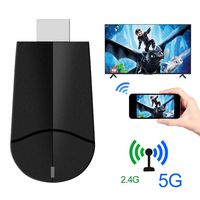 WiFi Display Dongle 5G and 2.4G, Smart Phone to TV HDMI Adapter, Full HD 1080P Screen Mirroring Wireless HDMI Display Adapter Supports Miracast/Airplay/DLNA