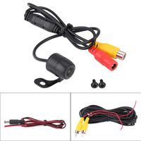 Hlyjoon Backup Camera 170 Degrees Wide Angle Car Vehicle Reverse Camera Waterproof External Hanging Night Vision Parking Rear View Camera Universal