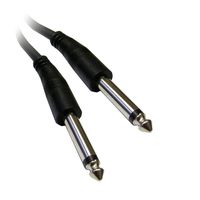 ACL 15 Feet Black 1/4 Male to 1/4 Male Mono Patch Cable