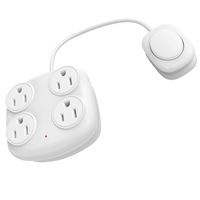 Prime Wire & Cable PBFSTAP 4-Outlet Wall Tap with Foot Switch with 6-Feet Cord