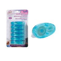 Darice Double Sided Tape Runner, 8mm x 7m, 6-Count - Permanent Adhesive Glue Tape for Crafting, Scrapbooking, Decorating and More, Easy to Use and Refillable