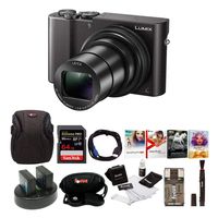 Panasonic Lumix DMC-ZS100 Digital Camera Bundles (Premium Bundle, Black)