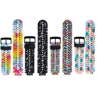 Tkasing Replacement Silicone Running Watch Bands with Pin Removal Tools for Garmin Forerunner 220/230/235/620/630/735/235 Lite Smart Watch(No Tracker, Replacement Bands Only) (Pack of 4A)