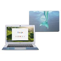 MightySkins Skin Compatible With Acer Chromebook 14" CB3-431 - Im Really A Mermaid | Protective, Durable, and Unique Vinyl Decal wrap cover | Easy To Apply, Remove, and Change Styles | Made in the USA