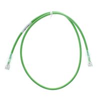 PANDUIT UTP28X TX6A-28 Category 6A RJ45 to RJ45 28 AWG UTP Patch Cords (Pack of 10) (5FT, Green)