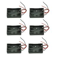 6PCS 3AAx 1.5V 3 Cell AA Battery Holder Case (57.3x46.3x14.7mm)