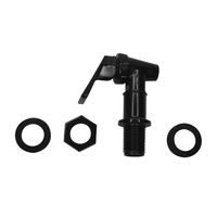 Tomlinson 1018855 Ceramic and Crock Water Dispenser Faucet, Black (Pack of 20)