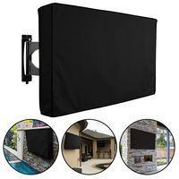 Justdolife Outdoor TV Cover Universal Waterproof Dustproof TV Protector TV Screen Cover