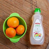 Nuby All Natural Dish Detergent with Citroganix, Lemon Lime, 10 Fluid Ounce