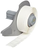Brady M71-7-498 Repositionable Vinyl Cloth BMP71 Labels , White (500 Labels per Roll, 1 Roll per Package)
