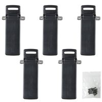 KENMAX Two Way Radio Handheld Belt Clip with Screws for Baofeng UV-5R UV-5RA UV-5RB UV-5RC 5RD 5RE (5 Packs)