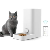 PETKIT Automatic Cat Feeder, Wi-Fi Enabled Smart Feed Pet Feeder for Cat and Small Dog, Smartphone App for iOS and Android, Work with Alexa, Portion Control, Fresh Lock System Auto Cat Food Dispenser