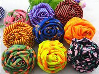 10pcs Mix Polyester Ribbon Flowers Appliques Wedding Sewing Crafts