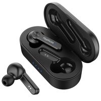 Hyphcos Bluetooth 5.0 Mini True Wireless Stereo HiFi Earbuds with Charging Case in-Ear Invisible TWS Earphones Handsfree Car Headphones Sports Headsets with Mic Earpieces Compatible with iOS Android