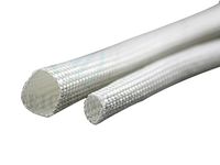 4mm 3.3ft Glass Fiber High Temperature Electrical Insulation Tube 600¡ãC