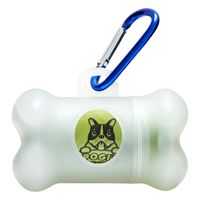 Pogi's Poop Bag Dispenser - Includes 1 Roll (15 Dog Poop Bags) - Scented, Leak-Proof, Earth-Friendly Poop Bags for Dogs