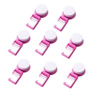 Homieco 8 Pack Broom Mop Holder Wall Mounted Tools Hanger Storage Organizer Free Drilling Self Adhesive Garage Wall Racks for Shelving Ideas