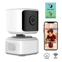 WiFi Indoor Camera,1080P FHD Wireless Dog Pet Camera Baby Monitor with Phone App,Pan/Tilt/Zoom IP Dome Camera,Night Vision Nanny Cam,Motion Detection,2-Way Audio Cloud Service Available