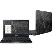 Mightyskins Skin Compatible with Samsung Chromebook 3 11.6" - Black Marble | Protective, Durable, and Unique Vinyl Decal Wrap Cover | Easy to Apply, Remove, and Change Styles | Made in The USA
