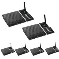 Samcom FTAN10A 10-Channel FM Wireless Intercom System for Home and Office 6 Stations