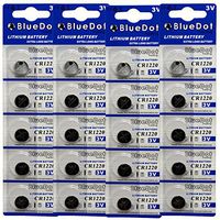 BlueDot Trading CR1220 Lithium Battery, 20 Count