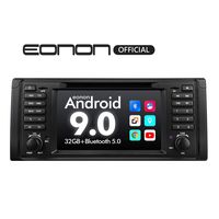 Car Stereo Eonon 7 Inch Single Din Car Stereo, Android 9.0 Car Radio, 32GB ROM GPS Navigation for Car Support Android Auto Apple Carplay/Bluetooth 5.0/WiFi/Fast Boot/DVR/Backup Camera/OBDII-GA9349