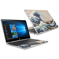 MightySkins Skin Compatible with HP Pavilion x360 15.6" (2018) - Great Wave of Kanagawa | Protective, Durable, and Unique Vinyl Decal wrap Cover | Easy to Apply, Remove | Made in The USA