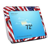 MightySkins Skin Compatible with Amazon Echo Show (2nd Gen) - Patriot | Protective, Durable, and Unique Vinyl Decal wrap Cover | Easy to Apply, Remove, and Change Styles | Made in The USA