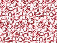 Christmas Themed Tissue Paper 20" x 30" - Peppermint Holiday - 120 Sheets