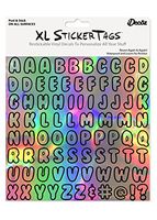 iDecoz Iridescent Bubble Letters Reusable Vinyl Decal Sticker Skin for All Cell Phones, Cases, MacBooks, Laptops, iPads, Water Bottles and More.