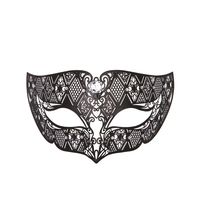 Masquerade Mask for Women Metal Mask Shiny Rhinestone Venetian Party Evening Prom Ball Mask Bar Costumes Accessory (Eagle)
