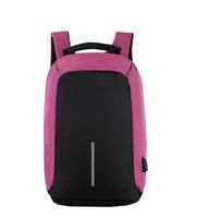 Mioy 15 inch Man's Multifunction Laptop Backpack with USB charging port nylon Anti-Theft Daypack durable Business Travel bag(Pink-2)