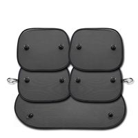 Car Sun Shade Fit for Side and Rear Window(5 Pack)-Double Knitted Car Sunshade Protector Protect Baby Kids Pets Yourself from Sun Glare and Heat-Blocks over 99% of Harmful UV Rays-Easy to Use