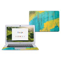 MightySkins Skin Compatible with Acer Chromebook 14" CB3-431 - Acrylic Blue | Protective, Durable, and Unique Vinyl Decal wrap Cover | Easy to Apply, Remove, and Change Styles | Made in The USA