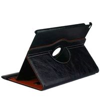 New iPad 2017 9.7 Case Cover,Dream Wings 360 Degrees Rotating Multi Angles Screen Protective Flip Folio Stand Smart Case Cover for Apple New iPad 2017 9.7 inch Tablet (New iPad 2017, Black)