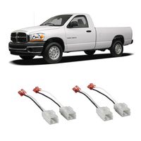 Compatible with Dodge Ram Truck 1500 2002-2008 Factory Speaker Replacement Connector Harness Kit