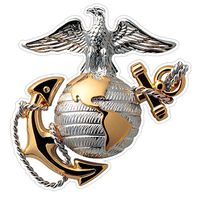 USMC Emblem (M64) Marine Corp Decal Sticker Car/Truck Laptop/Netbook Window