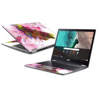 Mightyskins Skin Compatible With Acer Chromebook Spin 13 (2018) - Hippie Butterfly | Protective, Durable, And Unique Vinyl Decal Wrap Cover | Easy To Apply, Remove, And Change Styles | Made In The Usa